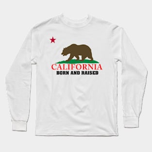 California Born and Raised Long Sleeve T-Shirt